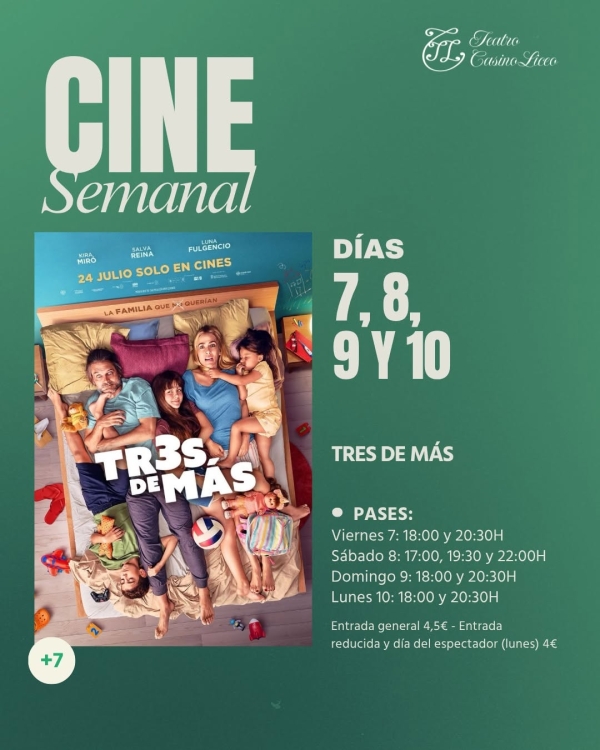 Cine Tres de Más